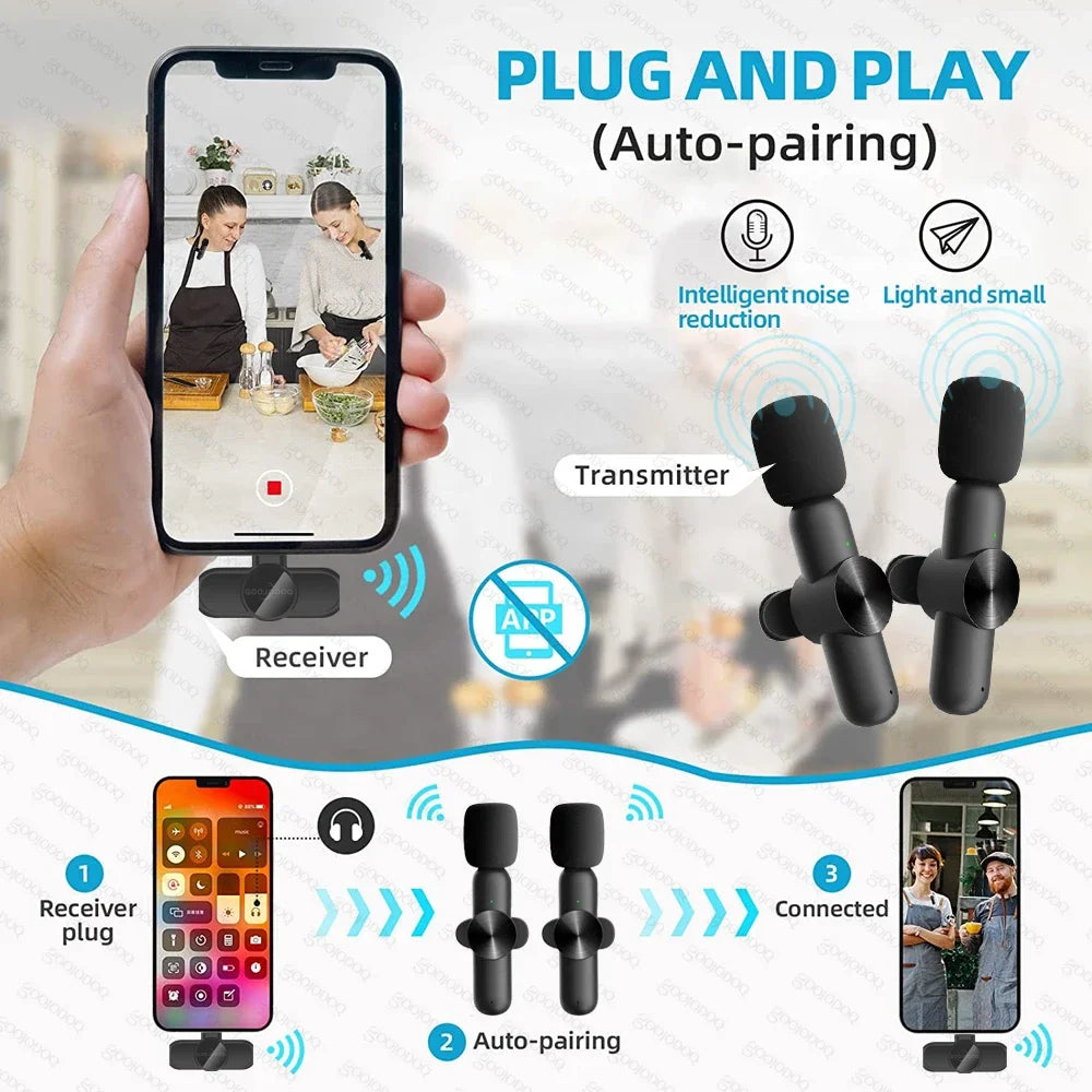 Wireless Mini Portable Microphone