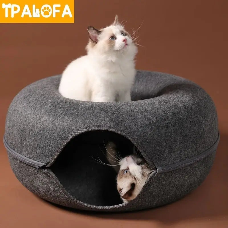 Cat Donut - Comfy Pet House + Toy