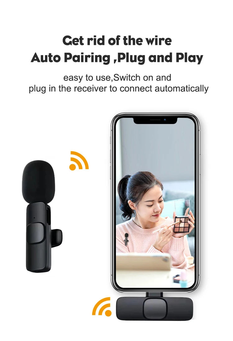 Wireless Mini Portable Microphone