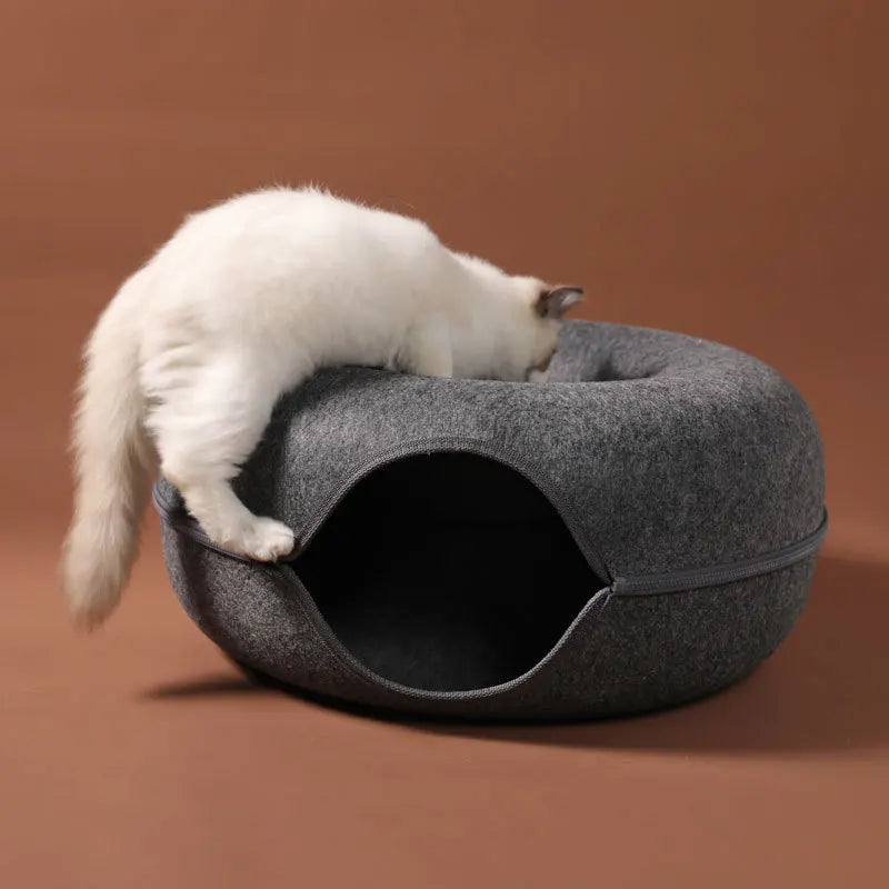 Cat Donut - Comfy Pet House + Toy